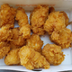 Overhead view of Popeyes Chicken Nuggets in their takeaway box